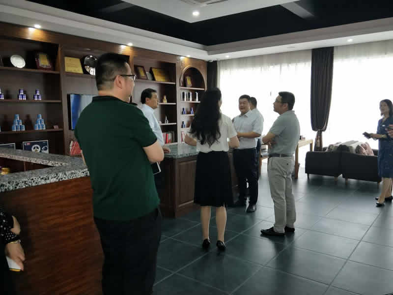 2019年6月10日，芜湖市副市长与东航领导来公司参观